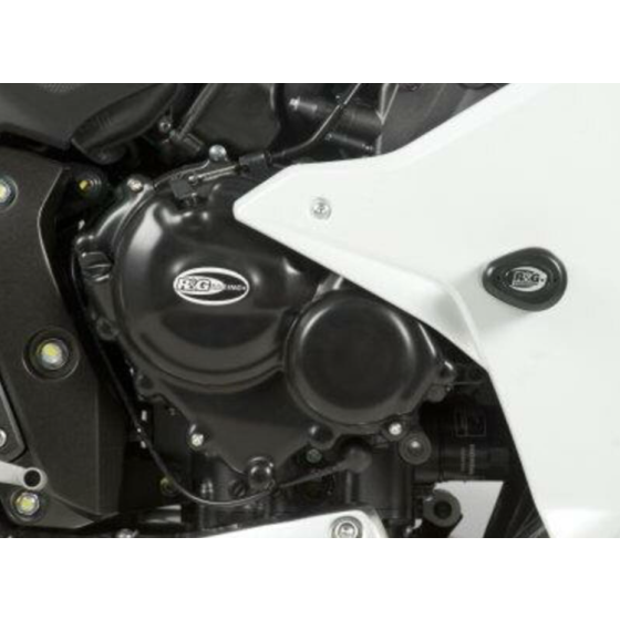 Протектор за двигател R&amp;G RACING (Clutch) Right Crankcase Protection Cover Black Honda CBR600F 11-12