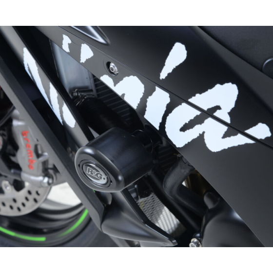 Краш тапи R&amp;G RACING Aero Crash Protectors - White Kawasaki ZX10-R/RR 21-25
