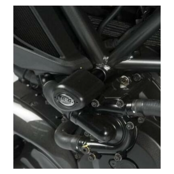 Краш тапи R&amp;G RACING Aero Crash Protectors Black Ducati Diavel 11-18