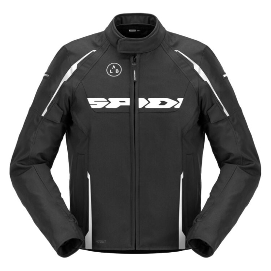 Текстилно мото яке SPIDI DRAGON H2OUT BLACK/WHITE
