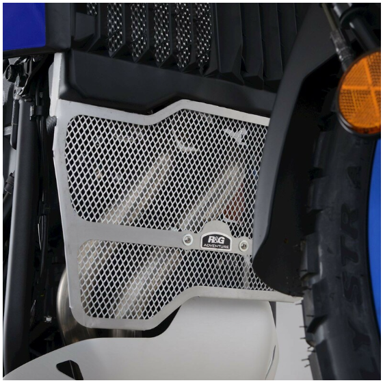 Протектор за генерация R&amp;G Racing Aluminium Headpipe grille - Black Yamaha Tenere 700 19-24