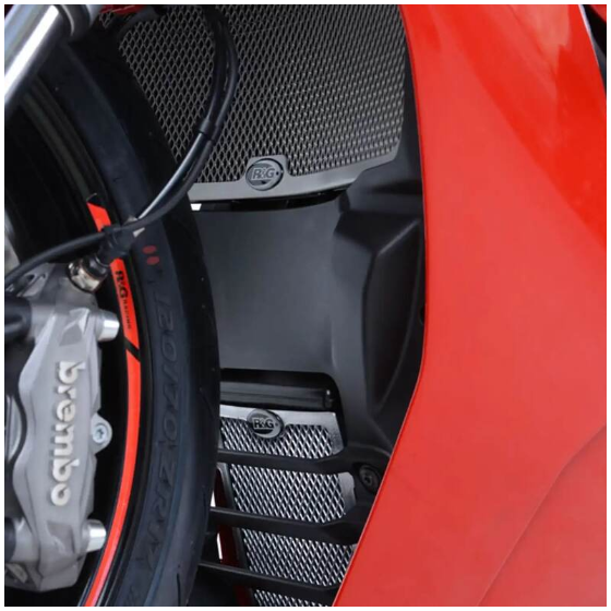 Протектор за радиатор R&amp;G Racing Aluminium Radiator guard - Silver Ducati Supersport 937 17-24