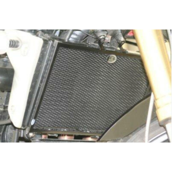 Протектор за радиатор R&amp;G Racing Aluminium Radiator guard - Black Kawasaki ZX6R 07-12