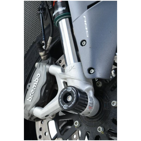 Краш тапи за ост R&amp;G RACING black fork protection MV Agusta Stradale 800