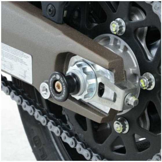 Адаптери за стойка R&amp;G RACING Bobbins Black Ducati Monster 821 14-21 / 950 / 959 / V2