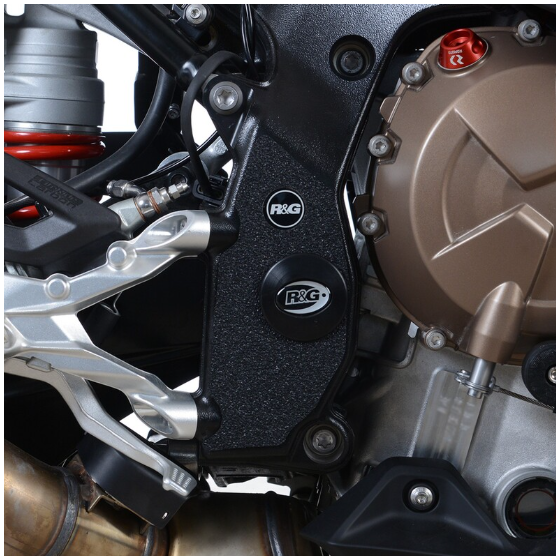 Комплект протектори за ботуши R&amp;G RACING Boot Guard Set - Frame/Swingarm Black (3 pieces) BMW S1000RR 19-22 / R 21-25