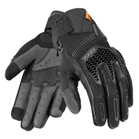 Текстилни ръкавици SECA GRAVEL BLACK