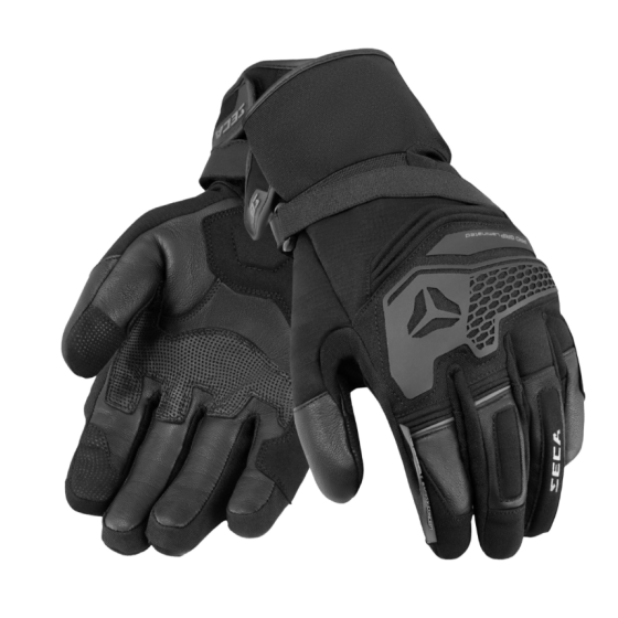 Туристически мото ръкавици SECA TURISMO WP BLACK
