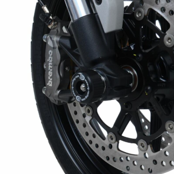 Краш тапи за ост R&amp;G RACING Fork Protectors Black Ducati Scrambler 1100 18-20