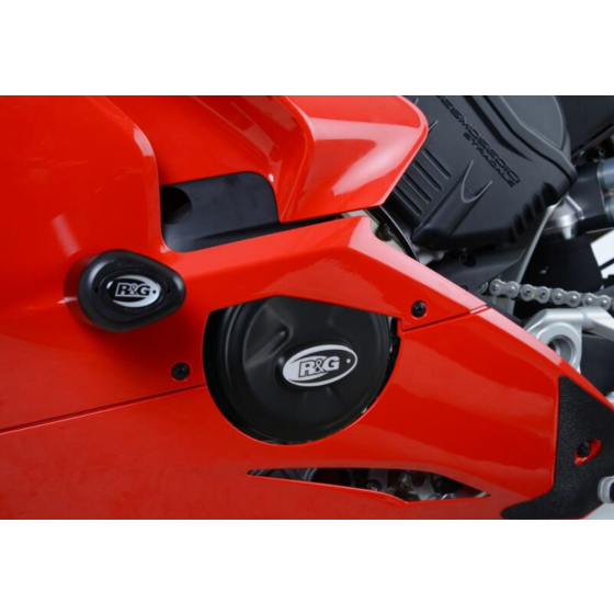 Протектор за двигател R&amp;G RACING Generator Crankcase Protection Cover Black Ducati Panigale V4/V4S 18-22