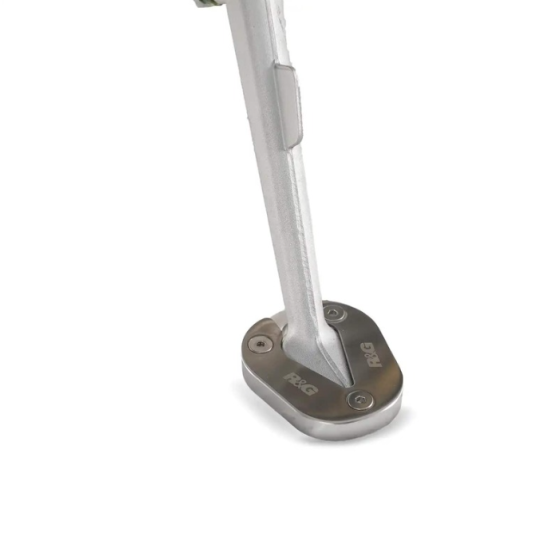 Адаптер за странична стойка R&amp;G RACING Kickstand Shoe - Silver BMW S1000RR 18-25