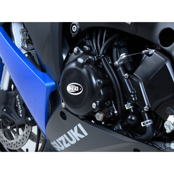 Протектор за двигател R&amp;G RACING Left Engine Case Protection Cover Black Suzuki GSX1000S 16-21