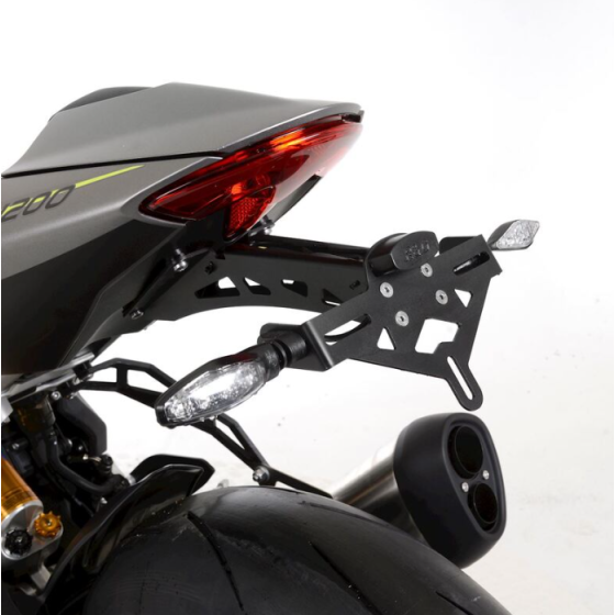 Стойка за номер R&amp;G RACING Licence Plate Holder - Black Triumph Speed Triple 1200 RS 21-26