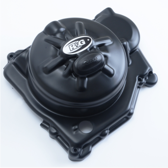 Протектор за двигател R&amp;G RACING Race Series Black Right Engine Case Protection Cover Aprilia Tuono V4 11-15