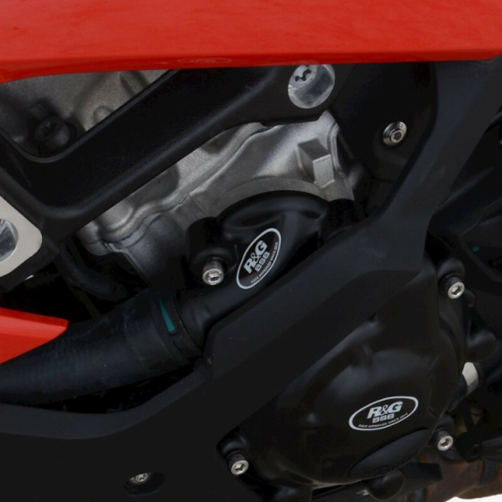 Протектор за двигател R&amp;G RACING Race Series Left (Water Pump) Crankcase Protection Cover Black BMW S1000RR 19-26