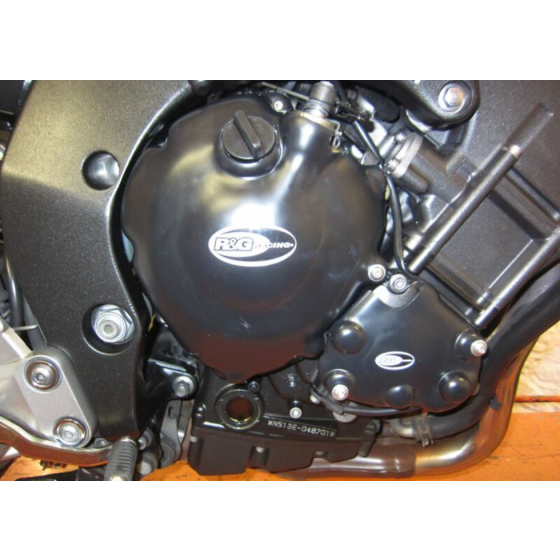 Протектор за двигател R&amp;G RACING Right Crankcase Protection Cover Black Yamaha FZ8 N 11-15 / S 11-15