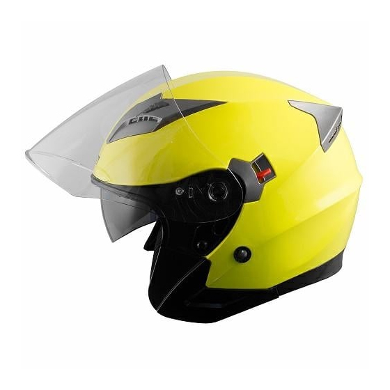 Каска за скутер A-PRO KINETIC FLUO