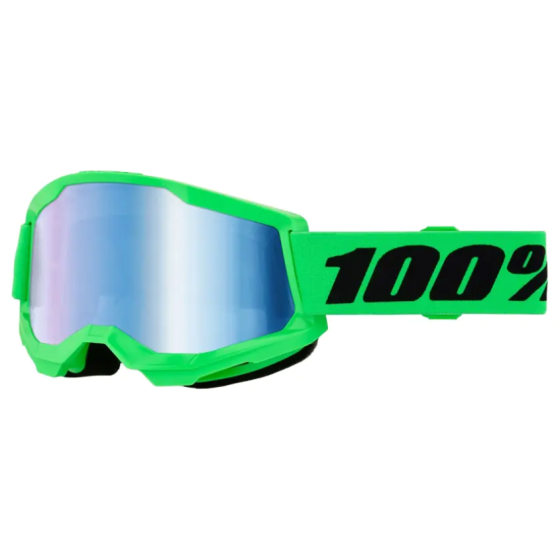 Мотокрос очила 100% STRATA 2 NEON GREEN/BLUE