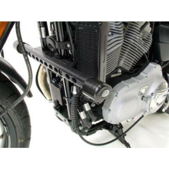 Краш тапи R&amp;G RACING Aero Crash Protectors Black Harley Davidson XR1200 08-14 /Sportster/X Sportster 09-11