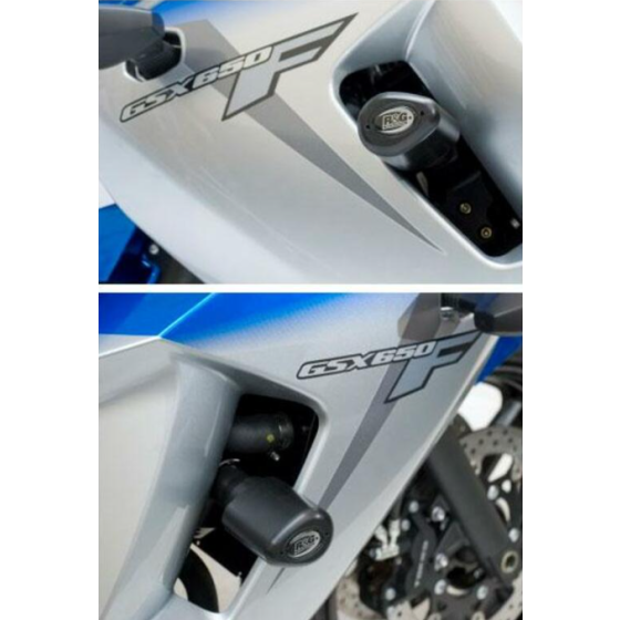 Краш тапи R&amp;G RACING Aero Crash Protectors Black Suzuki GSX650F 10-16