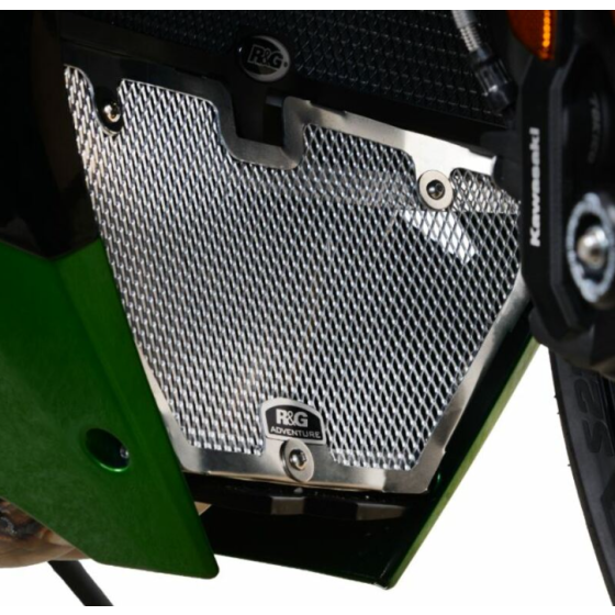 Протектор за генерация R&amp;G RACING Aluminium Downpipe grille - Kawasaki H2 SX 18-25