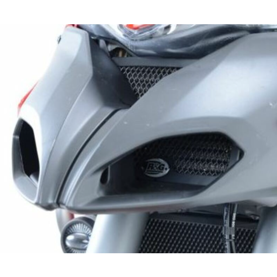 Протектор за радиатор R&amp;G Racing Aluminium Radiator guard Red - Ducati Multistrada 1200 10-14