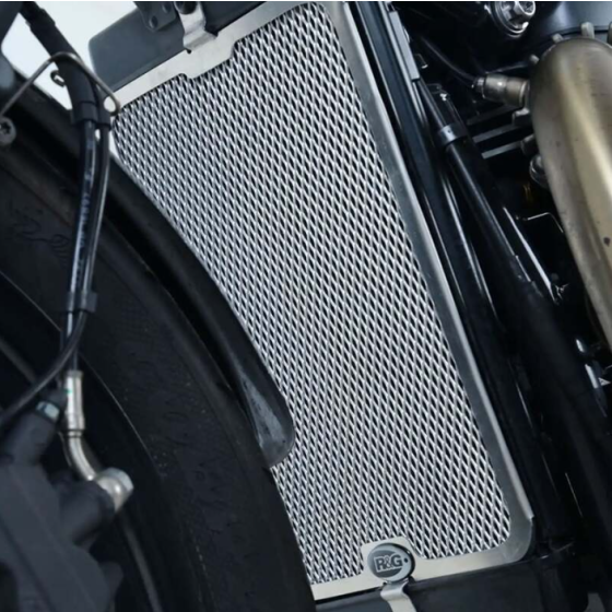 Протектор за радиатор R&amp;G Racing Aluminium Radiator guard - Triumph Bonneville Bobber 17-25