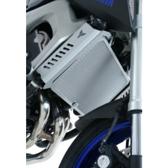 Протектор за радиатор R&amp;G Racing Aluminium Radiator guard Titanium - Yamaha MT-09 14-20