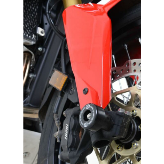 Краш тапи за ост R&amp;G RACING black Fork Protectors Honda CRF1000L Africa Twin 16-25