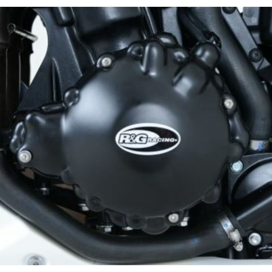 Протектор за двигател R&amp;G RACING Black Left (Generator) Crankcase Protection Cover Triumph Speed Triple S 16-20