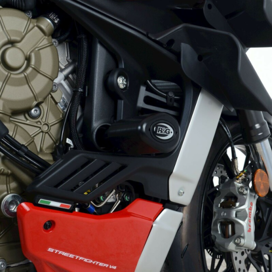 Краш тапи R&amp;G RACING Crash Protectors Aero Black Ducati Streetfighter V4 20-26