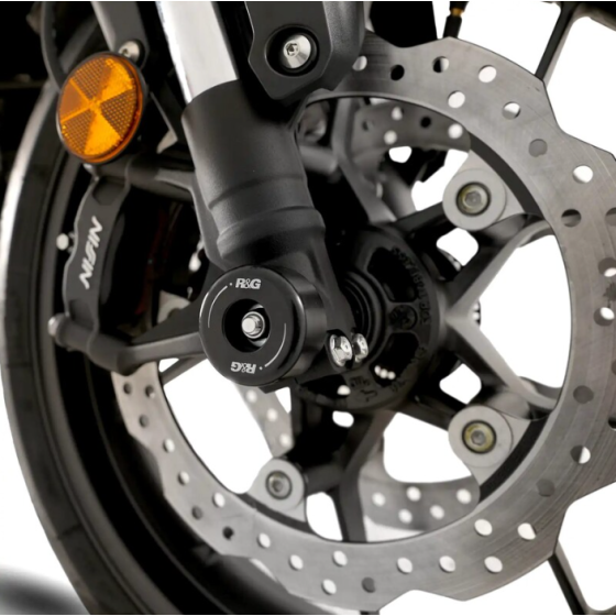 Краш тапи за ост R&amp;G RACING Fork Protectors Black Honda CB 750 Hornet 23-26