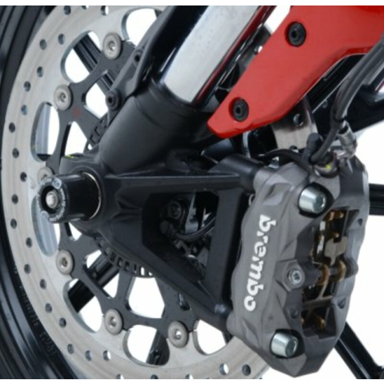 Краш тапи за ост R&G RACING fork protectors black Ducati Scrambler