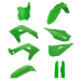 Комплект рестайлинг пластмаси POLISPORT Restyling Kit Kawasaki KX 125/250 (2003-08) green
