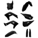 Комплект рестайлинг пластмаси POLISPORT Restyling Kit Kawasaki KX 125/250 (2003-08) black