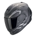 Каска SCORPION EXO-491 KRIPTA Matt Black-Silver