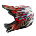 Вело каска Troy Lee Designs D4 Composite Helmet MIPS Overspray White / Red
