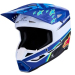 Мотокрос каска ALPINESTARS SM3 FALCON BLU/BLK/PNK