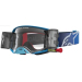 Мотокрос очила ALPINESTARS SUPERTECH FIRMA ROLL OFF BLU/SIL/CLR