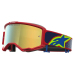 Мотокрос очила ALPINESTARS VISION 5 DRAG FIRE RED BLU MIRROR-GLD