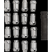 Шлицови гайки LUGNT 10MM CHR 16PK MOOSE RACING SPMO3808L4