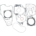 Комплект гарнитури offroad MOOSE RACING 808284MSE