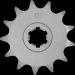 Преден зъбен венец - KAW/SUZ - 13 T MOOSE RACING 26-3165-13CRMO