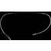 Спирачен маркуч от неръждаема стомана с оплетка MOOSE RACING H01-1-038/P-CL