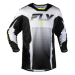 Мотокрос блуза FLY RACING Kinetic Fade - White/Black/Hi-Vis