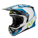 Мотокрос каска FLY RACING Formula CP Charge -White/Blue/Black