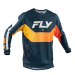 Мотокрос блуза FLY RACING Kinetic Mesh Jersey Navy / Orange