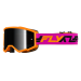 Мотокрос очила FLY RACING Zone Orange/Pink/Black - Mirror/Smoke Lens