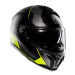 Модуларна каска AGV TOURMODULAR PERCEPTION MATT BLACK/YELLOW FLUO