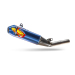Гърне slip-on FACTORY 4.1 RCT titanium с карбоново синьо капаче FMF 044488
